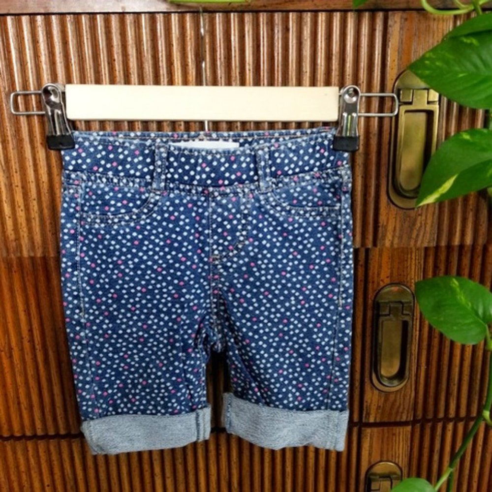 Girls Levi Shorts Polka Dots Size 4XS